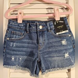 Girls Denim Shorts, Size M